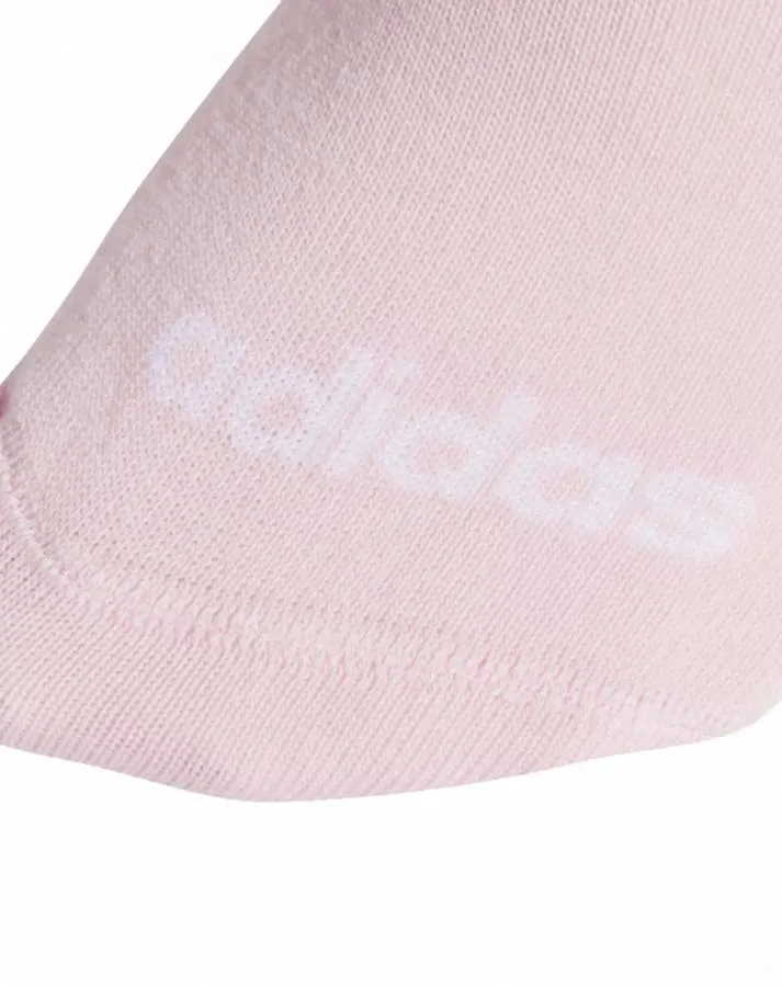 ADIDAS T LIN LOW SOCKS 3P WHITE JG3699 WHITE/WONALU/CLPINK