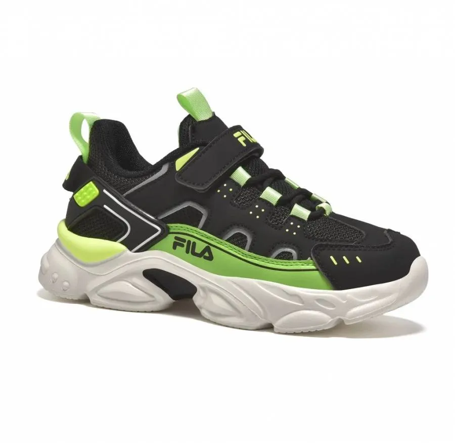 FILA MEMORY SPINEL 3V KIDS 3YF33002-066 BLACK/LIME