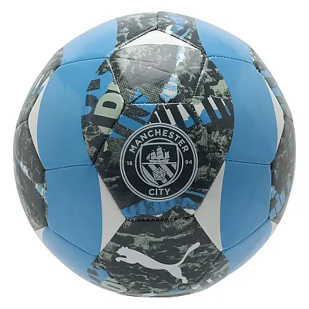 PUMA MCFC PREMATCH BALL 084548 74 STRONG GRAY/LIGHT BLUE