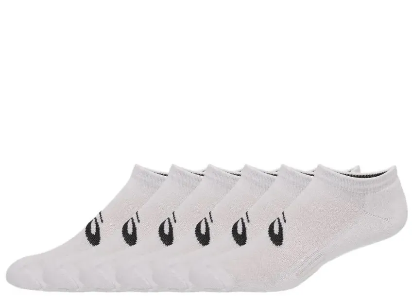 ASICS 6PPK CREW ANKLE SOCK 3033B556-100 WHITE