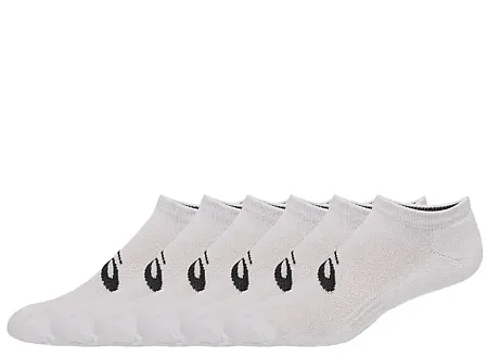ASICS 6PPK CREW ANKLE SOCK 3033B556-100 WHITE