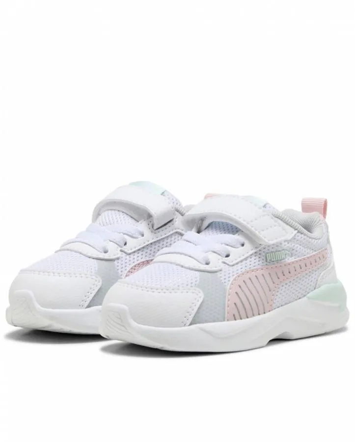 PUMA X-RAY 3 LT AC+INF 401495 04 WHITE/ROSE MAUVE/BLUE