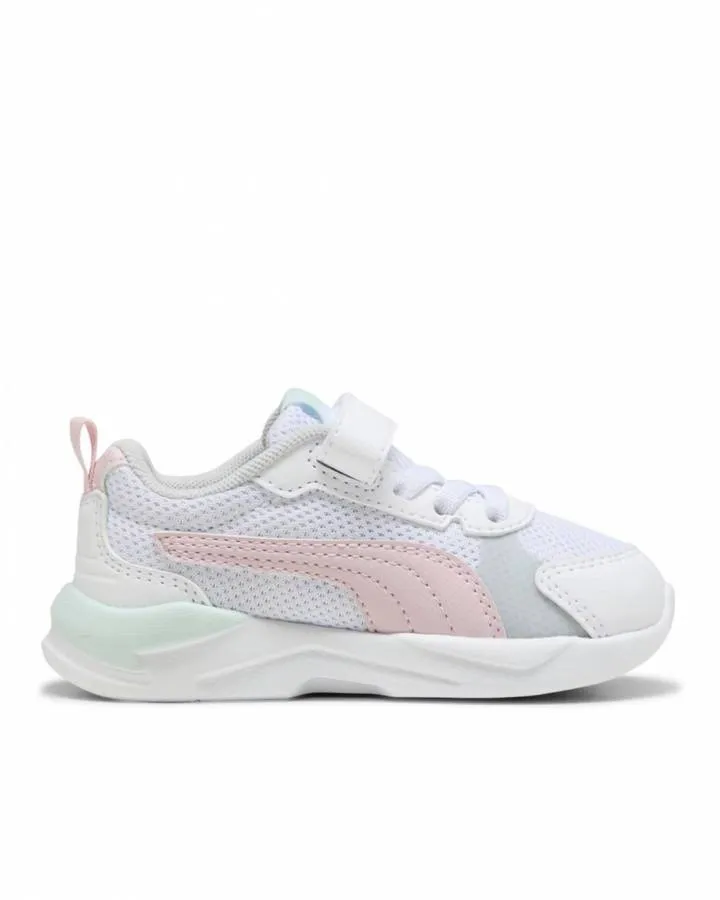 PUMA X-RAY 3 LT AC+INF 401495 04 WHITE/ROSE MAUVE/BLUE