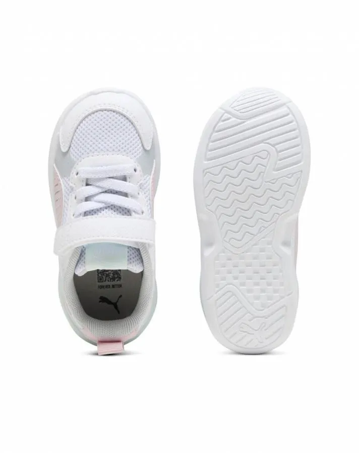PUMA X-RAY 3 LT AC+INF 401495 04 WHITE/ROSE MAUVE/BLUE