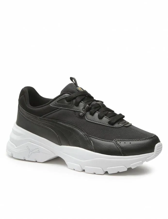 PUMA CASSIA VIA 389223 02 BLACK/WHITE SHADOW/GOLD