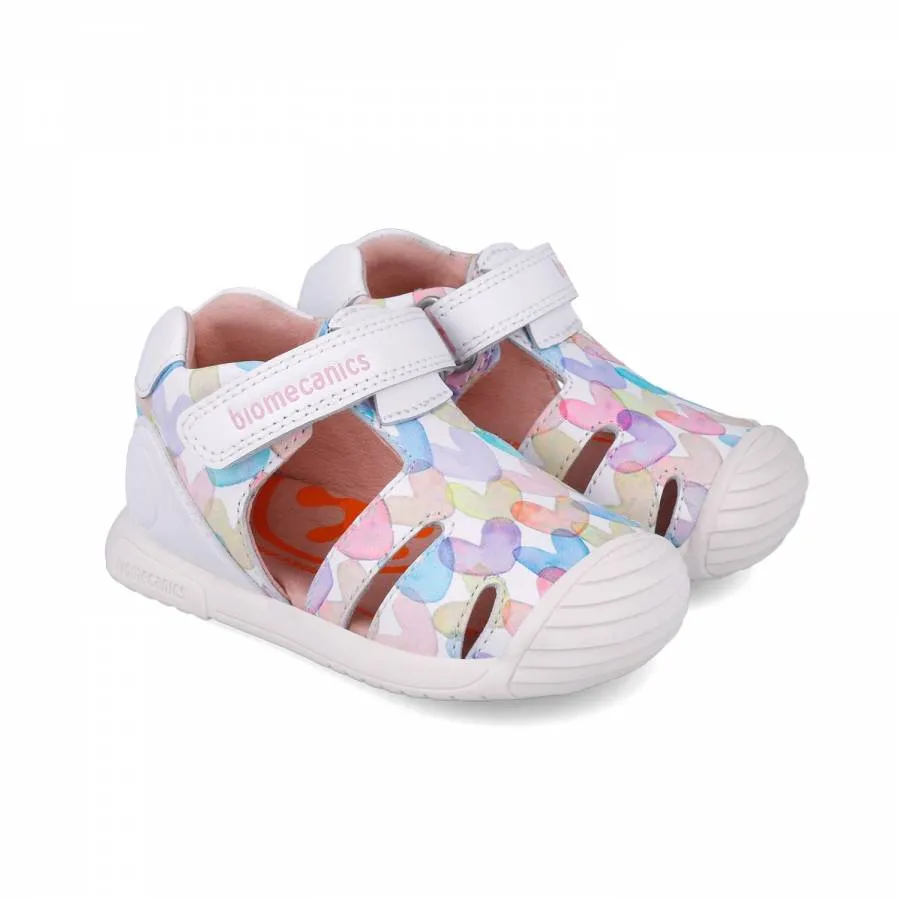 BIOMECANICS SANDALIA ESTAMPADA 252110-B050 BLANCO