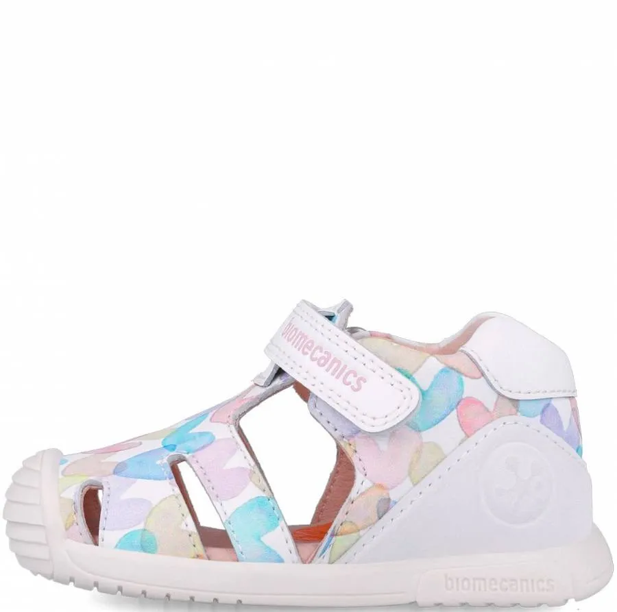 BIOMECANICS SANDALIA ESTAMPADA 252110-B050 BLANCO