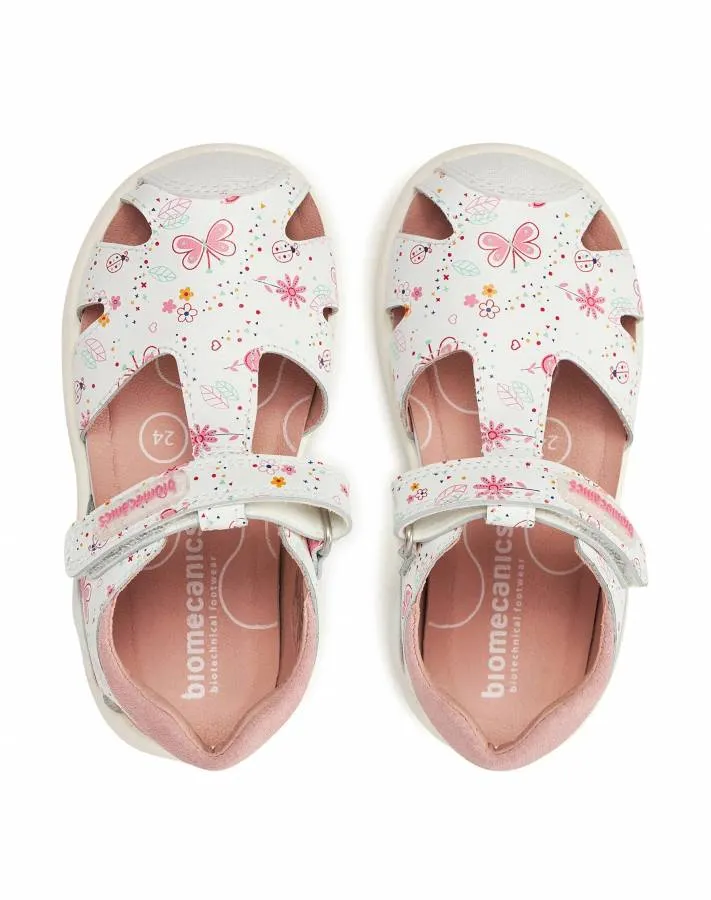 BIOMECANICS SANDALIA MARIPOSAS 252230-B050 BLANCO
