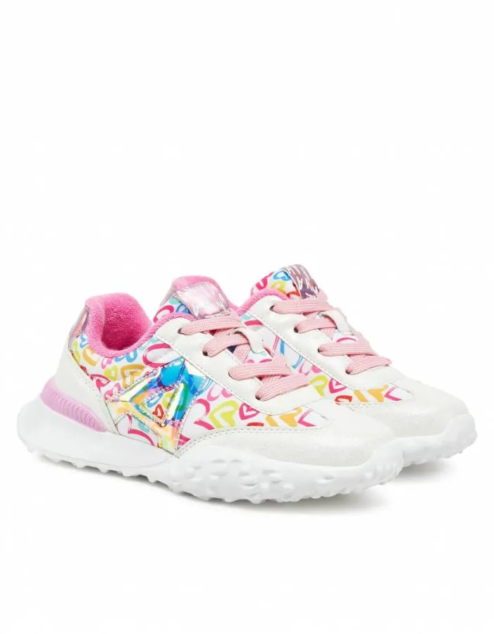 AGATHA RUIZ DE LA PRADA DEPORTIVO ESTAMPADO 252985-B050 BLANCO