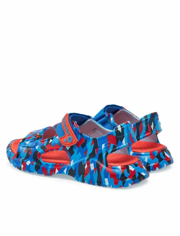 BIOMECANICS SANDALIA ESTAMPADA 252295-A090 AZUL ELÉCTRICO