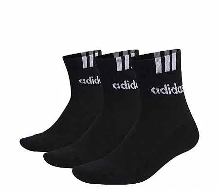 ADIDAS C 3S LIN 3P SOCKS IC1294 BLACK/WHITE