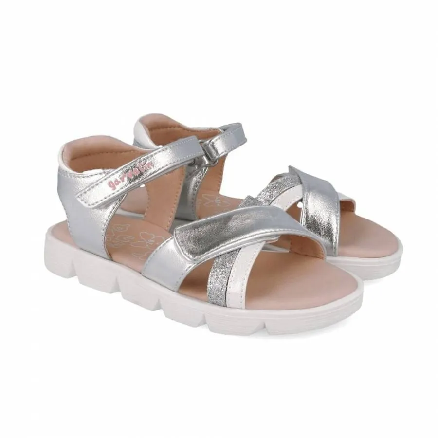 GARVALIN SANDALIA TIRAS 252446-B050 BLANCO