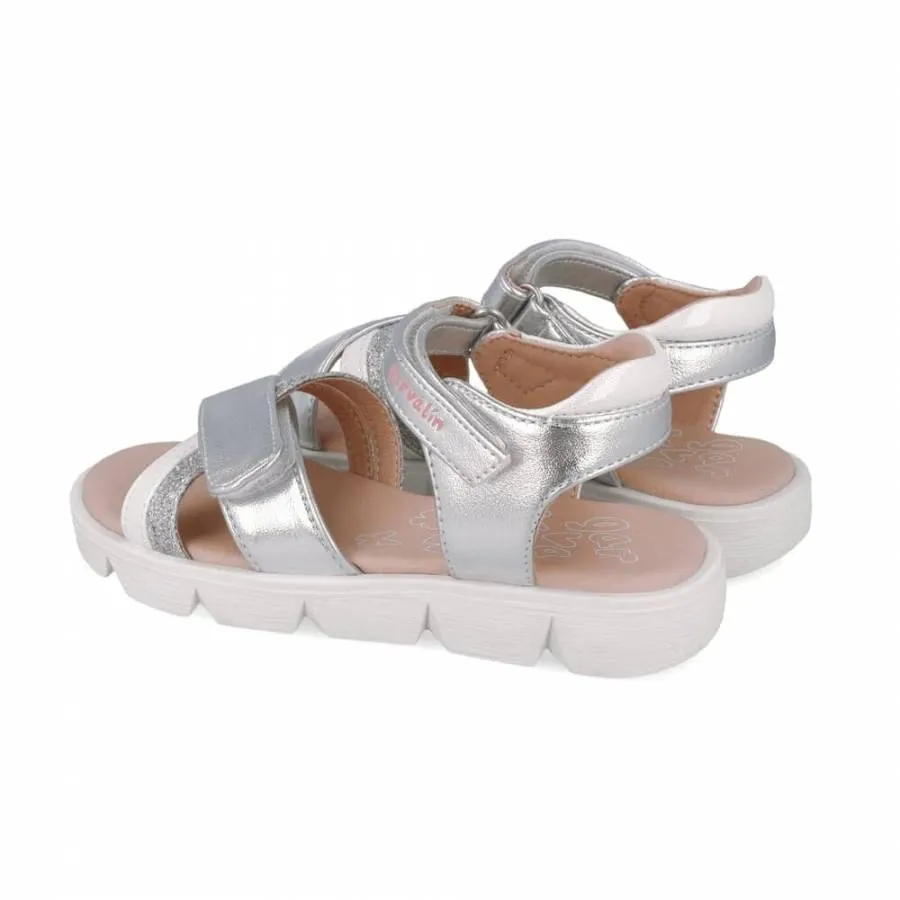 GARVALIN SANDALIA TIRAS 252446-B050 BLANCO