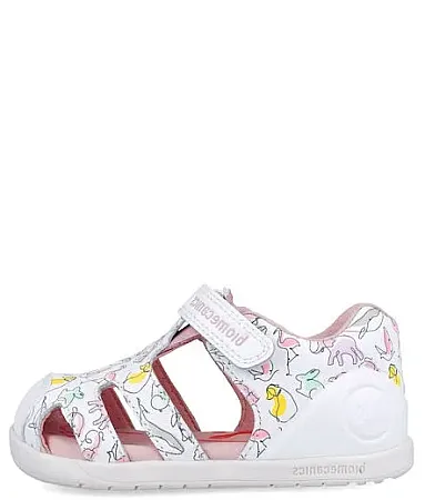 BIOMECANICS SANDALIA ESTAMPADA 252167-B050 BLANCO