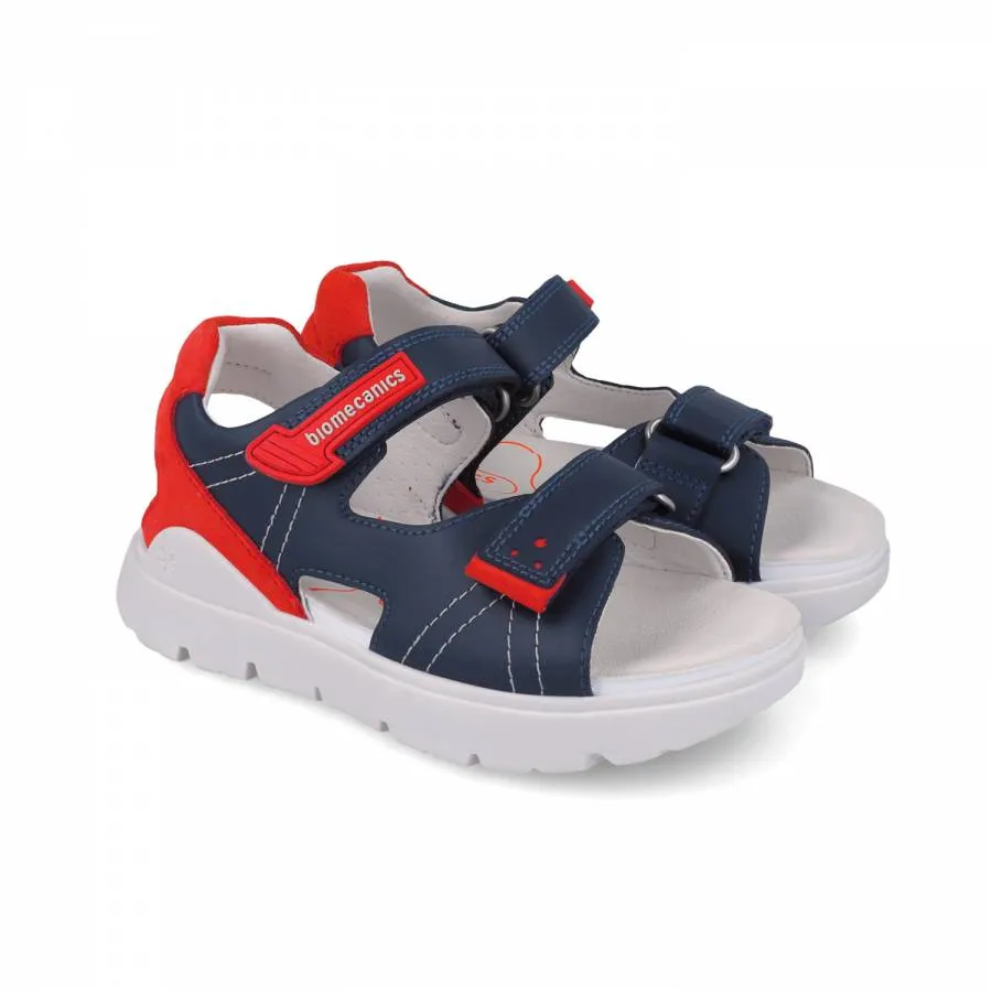 BIOMECANICS SANDALIA URBAN 252229-A183 NAVY/RED