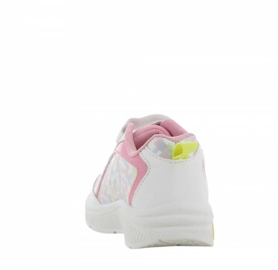 MINNIE MOUSE SNEAKERS DM011115 LIGHTS LED WHITE/PINK