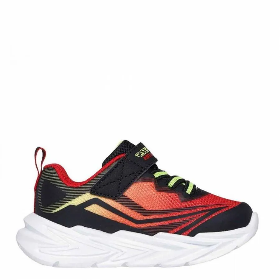 SKECHERS S LIGHTS-FLEX-GLOW ULTRA  400139N/BKRD BLACK/RED