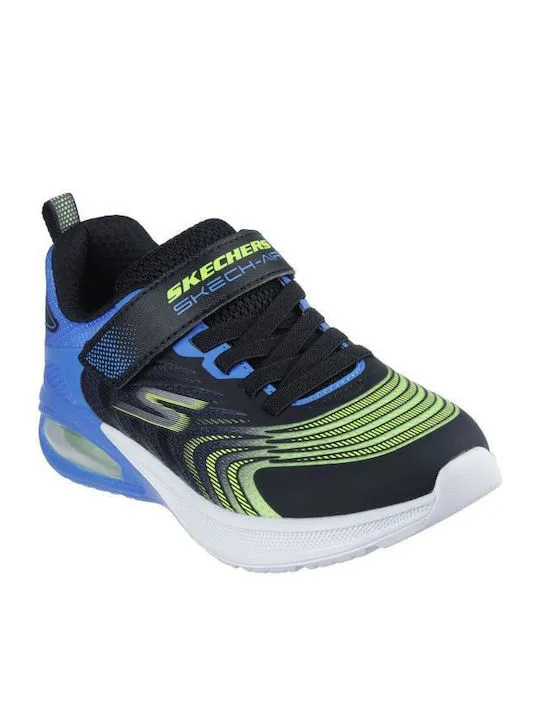 SKECHERS MICROSPEC MAX ADVANCE-VORTIVOX 403938L/BBLM BLK/BLUE/LIME