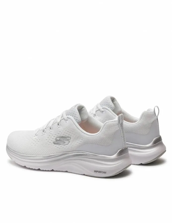 SKECHERS VAPOR FOAM-MIDNIGHT GLIMMER 150025/WSL WHITE/SILVER
