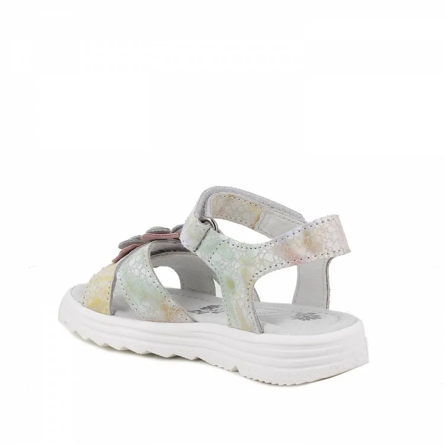 PRIMIGI GIRL CUTE SANDAL ST.RAINBOW 7917722 BIANCO PASTELLO