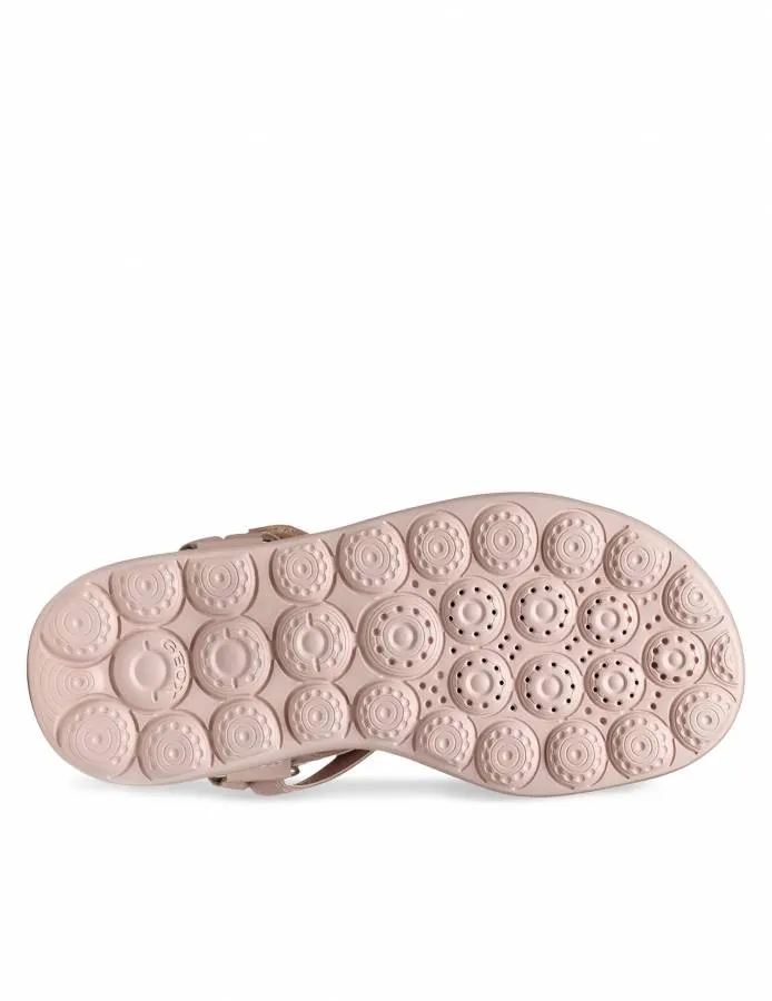 GEOX J SANDAL PUFFYPOP J55MSC 000BC C8014 OLDE ROSE