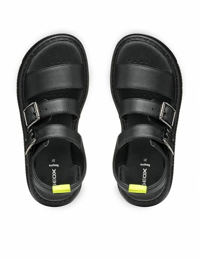 GEOX J SANDAL KODETTE J55DBG 000BC C9999 1 BLACK