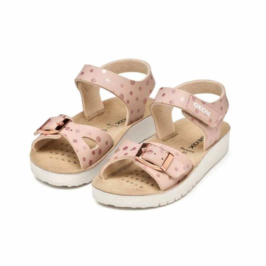 GEOX J SANDAL.COSTAREI G. J15EAB 00004 C8172 1 LT ROSE