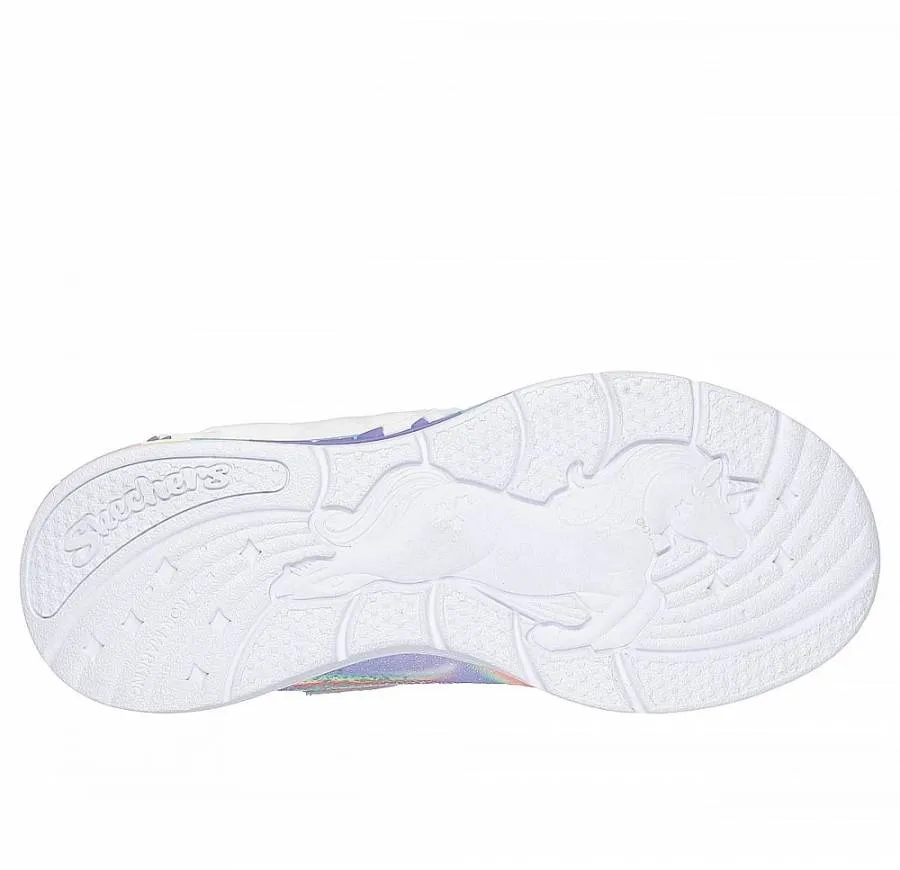 SKECHERS S LIGHTS-UNICORN CHASER 302298L/PKMT PINK/MULTI