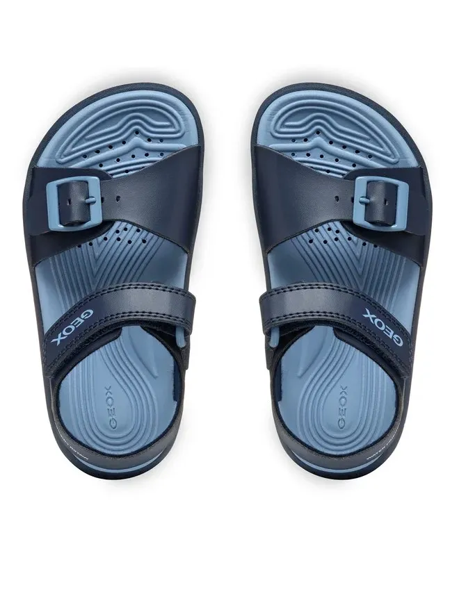 GEOX J SANDAL FUSBETTO J35HMA 000BC C4250 NAVY/DR SKY