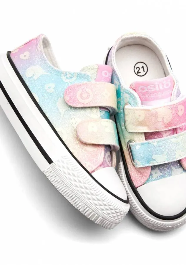 CONGUITOS SNEAKERS LOW UNICORN GLITTER OSSH141093-MULT GLITTER MULTI