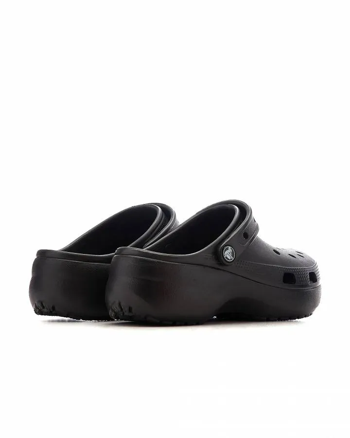 CROCS CLASSIC PLATFORM CLOG W 206750-001 BLACK/BLACK