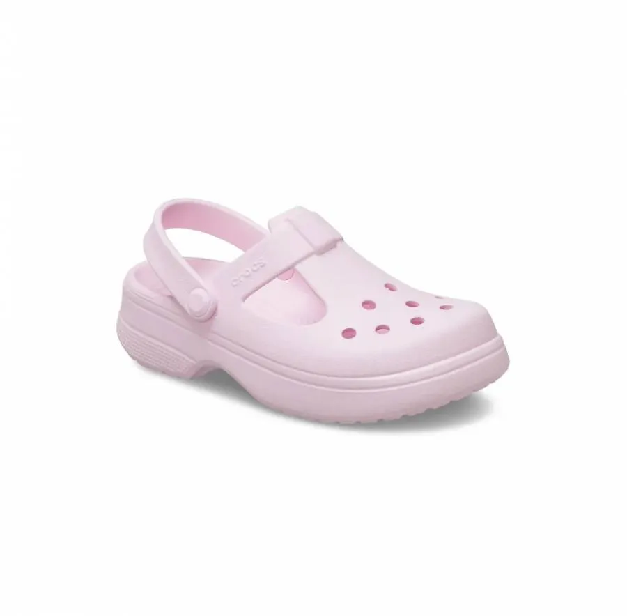 CROCS CLASSIC MARY JANE CLOG K 210615-6ZW PINK MILK