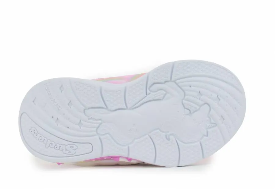 SKECHERS UNICORN CHASER S LIGHTS 302298N-PKMT PINK/MULTI