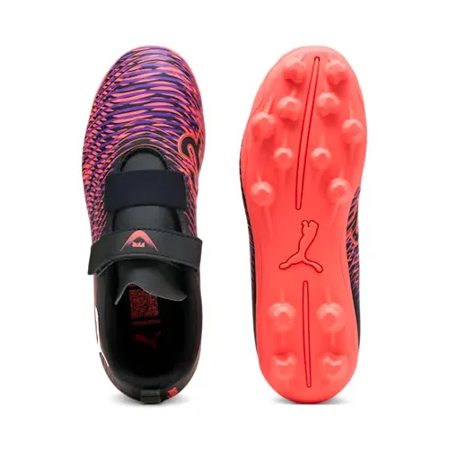 PUMA FUTURE 8 PLAY 108286 01 BLACK/WHITE/GLOWING RED