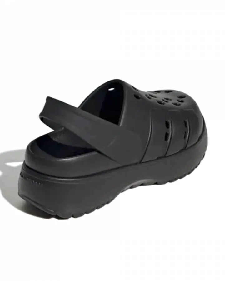ADIDAS ADILETTE CLOG PLATFORM JP9577 CBLACK/CBLACK