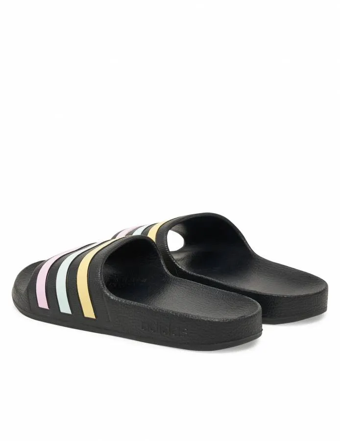 ADIDAS ADILETTE AQUA KIDS SLIDES JP5774 CBLACK/ORGTIN/HALMIN