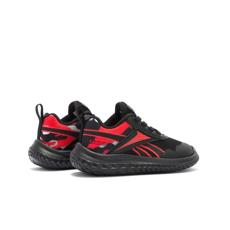 REEBOK RUSH RUNNER 5 INF ELASTIC LACE 100209188B BLACK/WHITE/RED