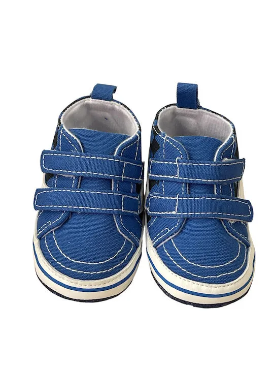 CHILDRENLAND SNEAKERS BOYS CANVAS D2545 BLUE/BLACK