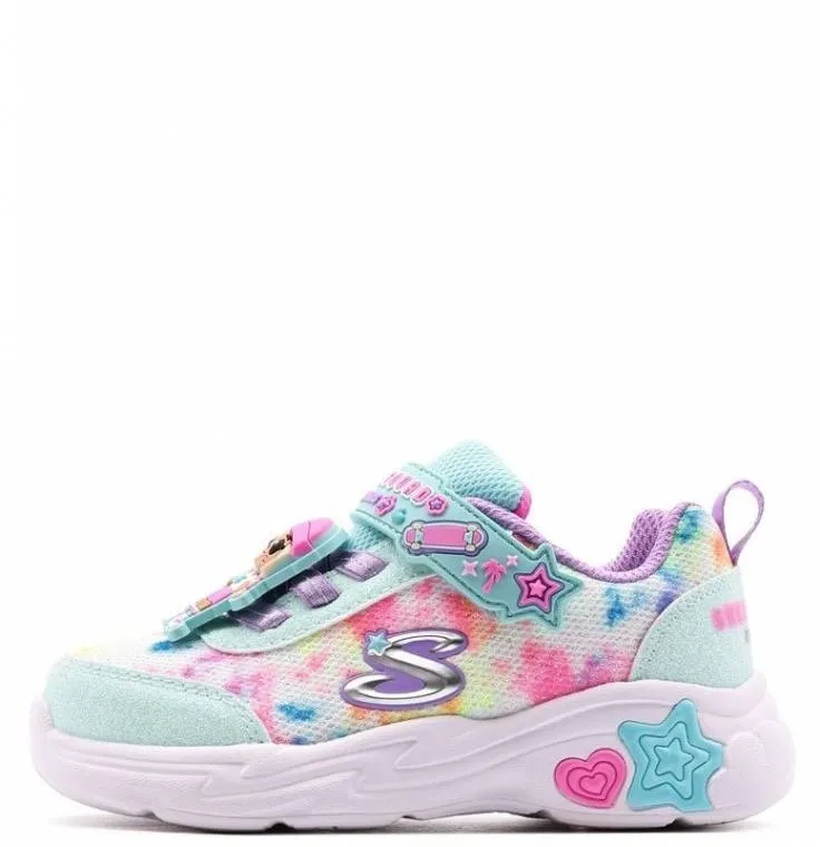 SKECHERS SNUGGLE SNEAKERS SKECH SQUAD 302214N/MTMT MINT/MULTI