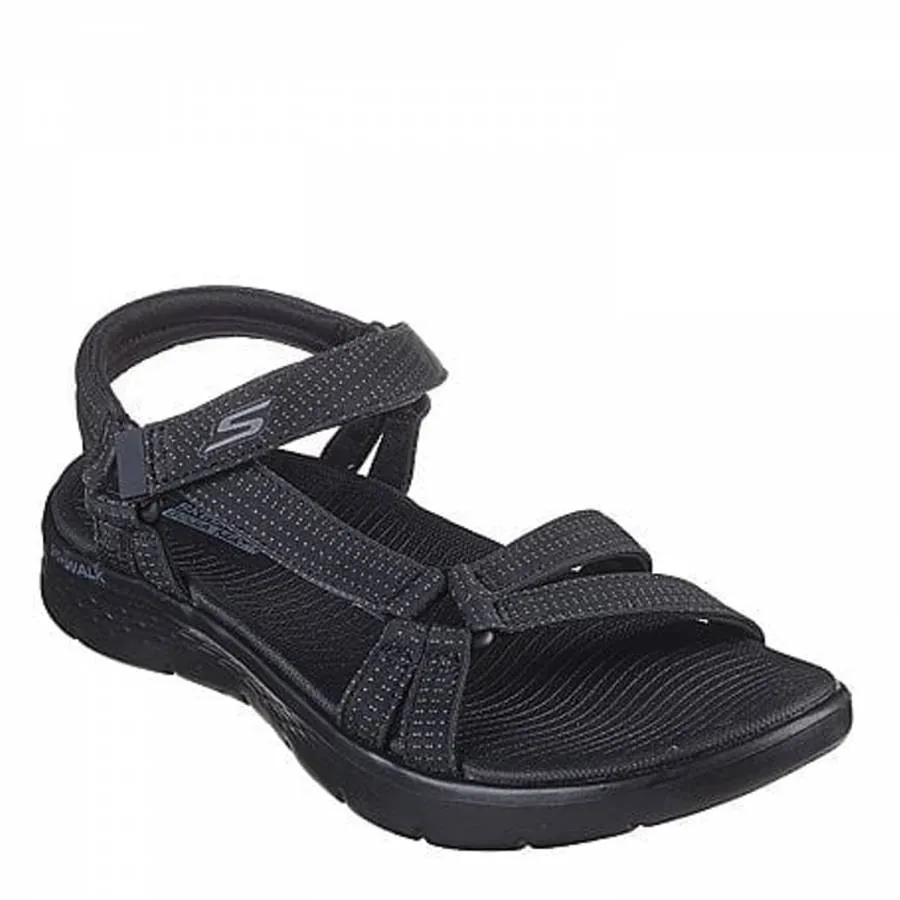SKECHERS GO WALK FLEX SANDAL SUBLIME 141451/BBK BLACK/BLACK