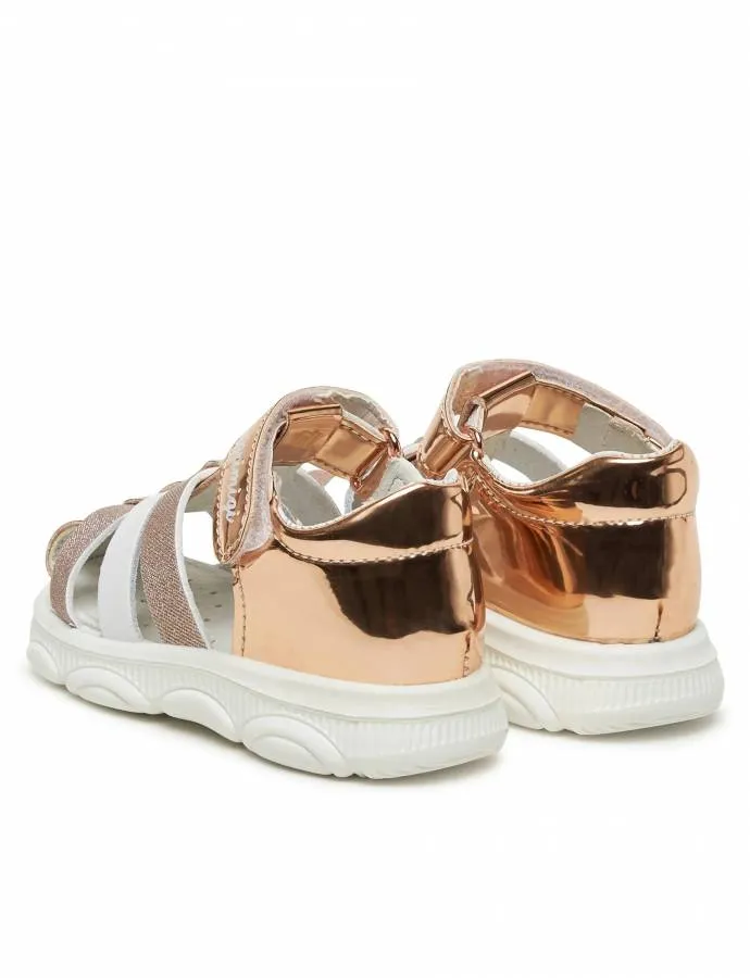 PRIMIGI SANDAL GIRL 7872011  GOLD/PINK GLITTER/PLATINA