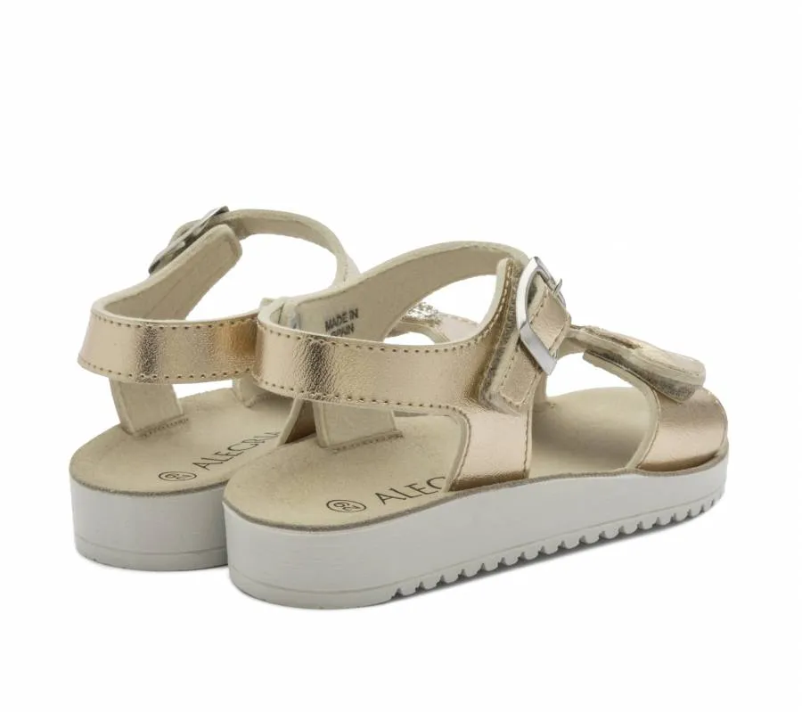 ALEGRIA SANDALS GIRLS 14167 ROSE/GOLD