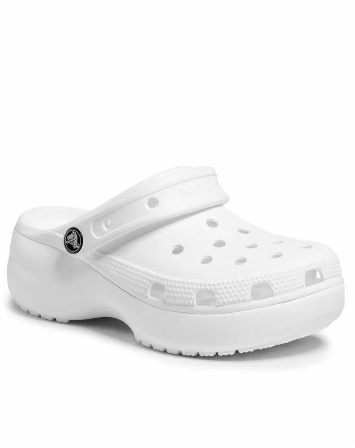 CROCS PLATFORM CLOG W 206750-100 WHITE