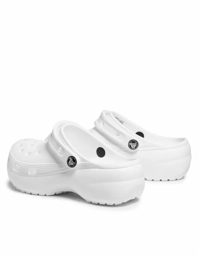 CROCS PLATFORM CLOG W 206750-100 WHITE