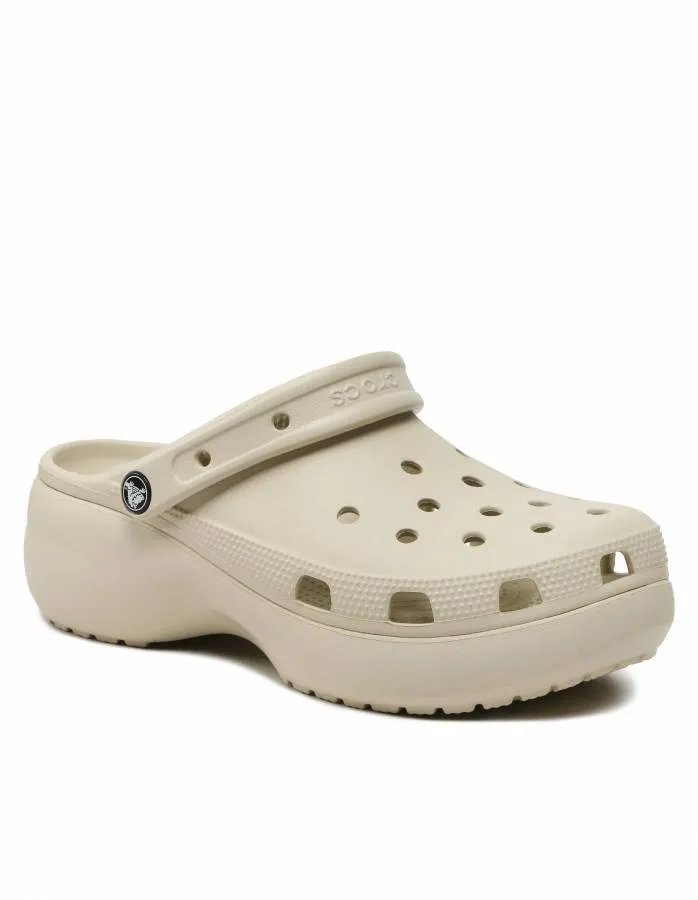CROCS PLATFORM CLOG W 206750-2Y2 BONE
