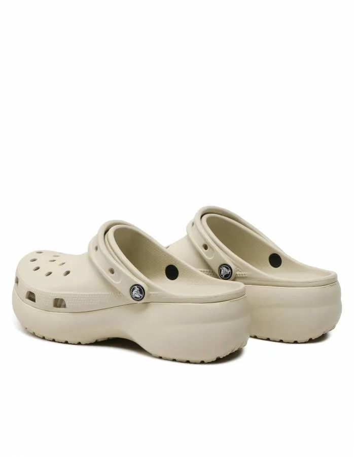 CROCS PLATFORM CLOG W 206750-2Y2 BONE