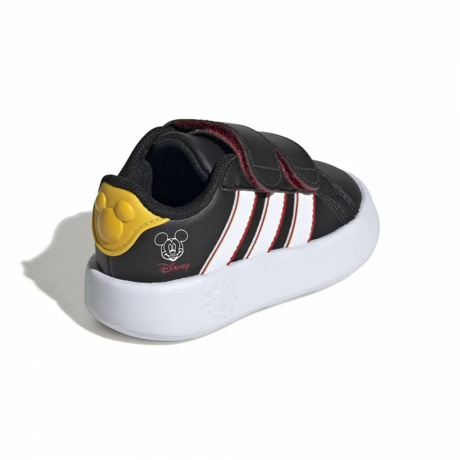ADIDAS GRAND COURT MICKEY INF JQ8071 CBLACK/FTWWHT/COLRED