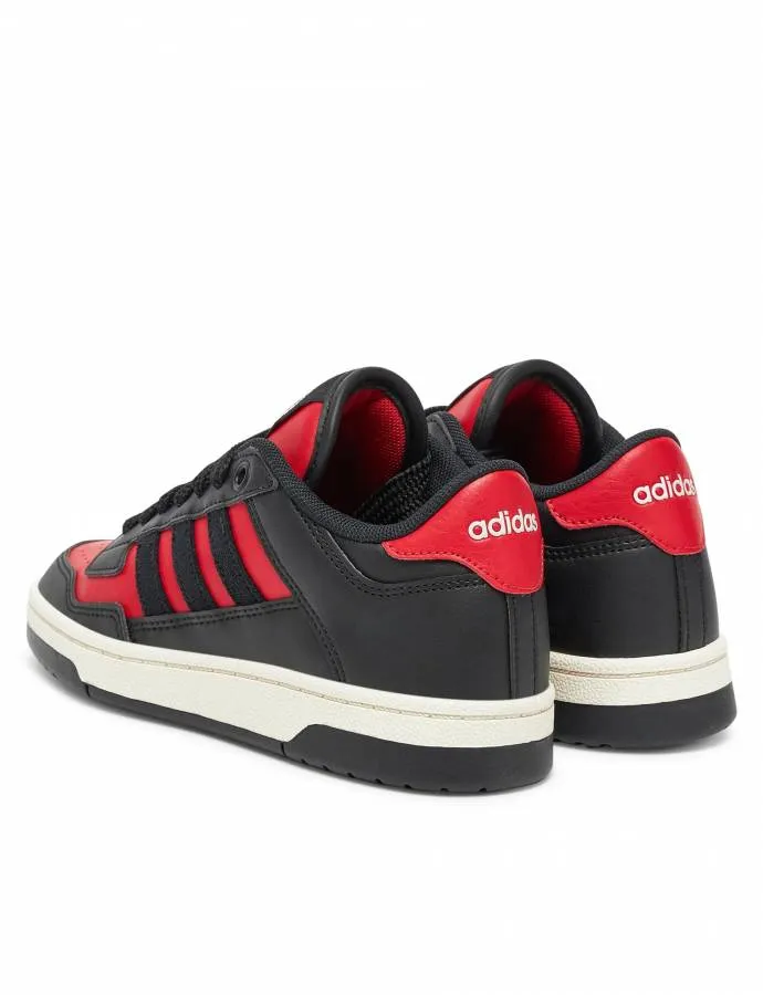 ADIDAS RAPID COURT LOW JR JR1020 CBLACK/COLRED/CWHITE