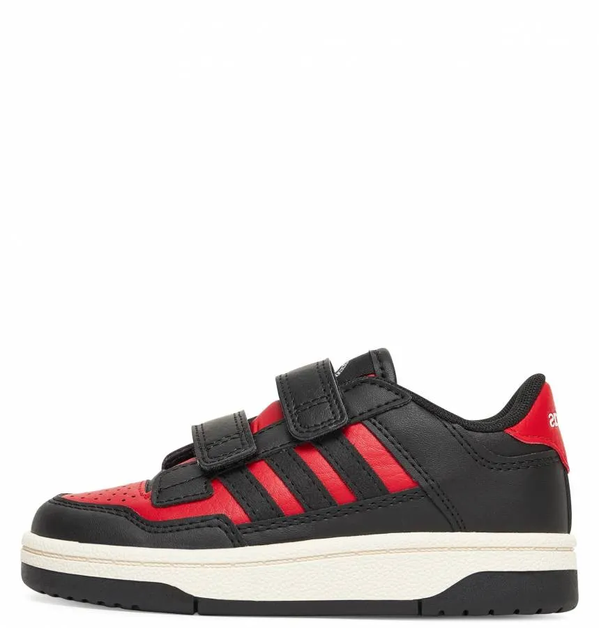 ADIDAS RAPID COURT CF JR1021 CBLACK/COLRED/CWHITE
