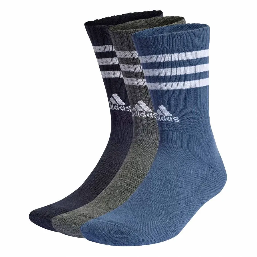 ADIDAS SOCKS 3S C SPW CRW 3P  IP2639 LEGINK/PRLOIN/DGREYH